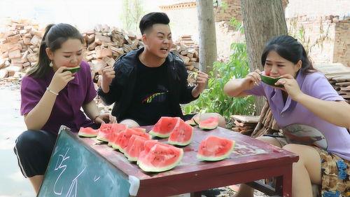 老板吃瓜比赛视频,一场舌尖上的趣味较量